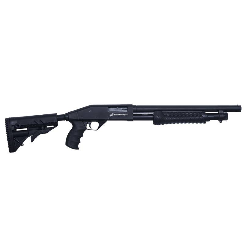 Espingarda CBC Military 3.0 12 GA — Cano 16" · Oxidado CBC 